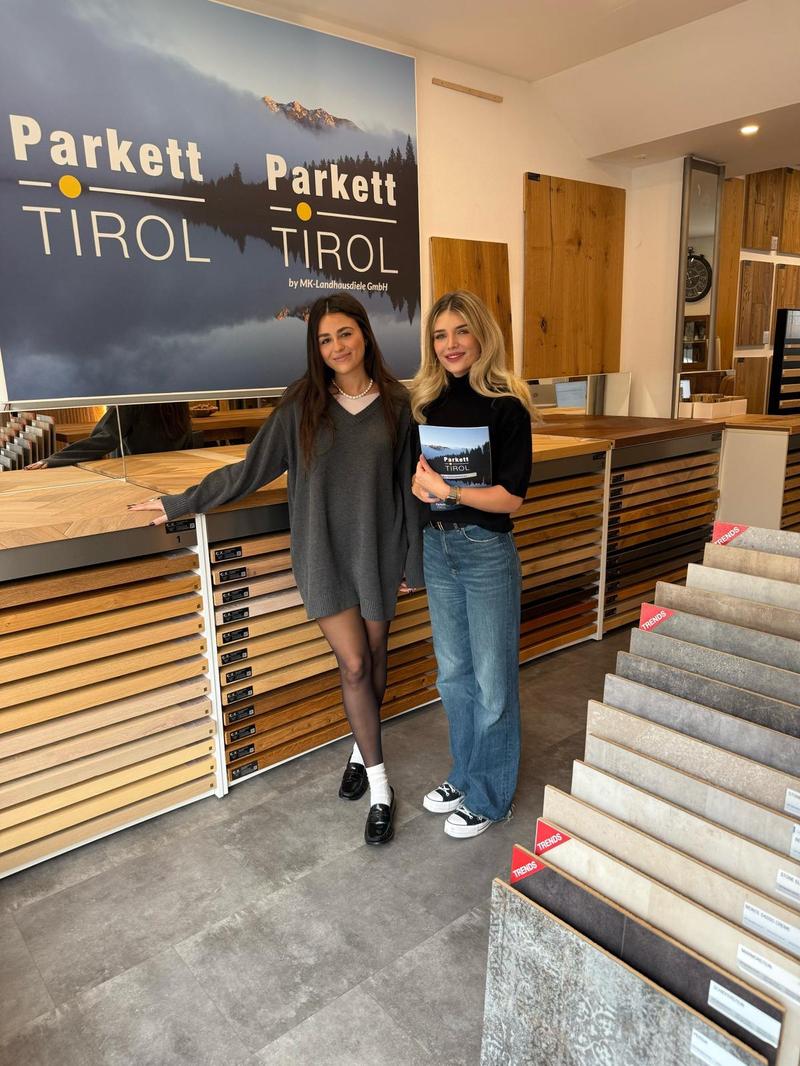 Musterwand Showroom MK Landhausdiele München